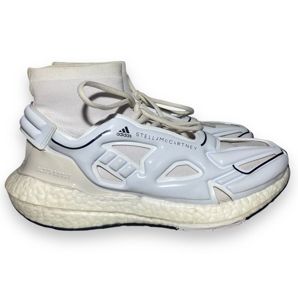 Adidas by Stella McCartney Women's Ultraboost 22 Elevated White Sneakers Size 8